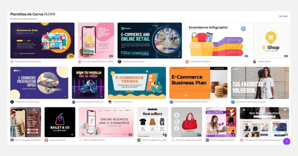 Plataforma de Diseño Gráfico y Generación de Contenido: Canva para Redes Sociales y Tiendas Online