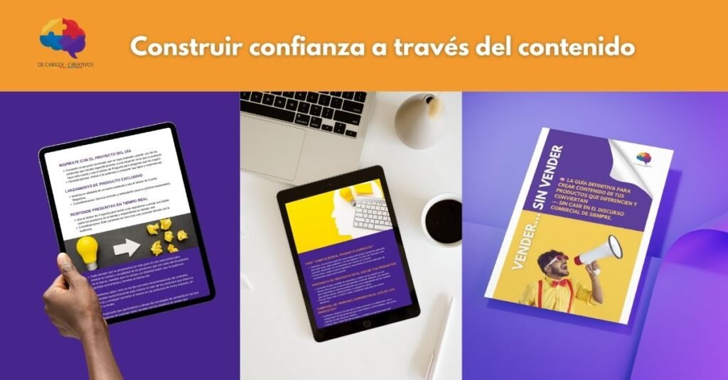 Vender sin vender: Estrategias de marketing de contenido creativo para product managers y ecommerce managers en tiendas online - DE CABEZA CREATIVOS - CONSULTORA ECOMMERCE CAPACITACION ONLINE